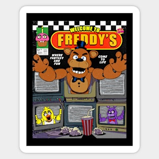 Welcome to Freddys! Sticker